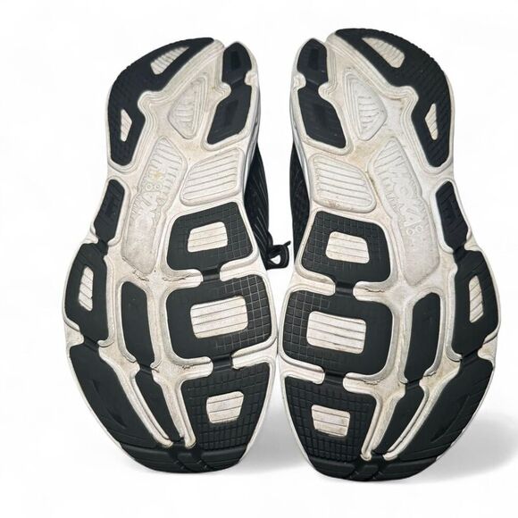 HOKA Bondi 7 Women’s Size 7.5 Black White Running Shoes Cushioned Sneakers READ - Picture 8 of 8